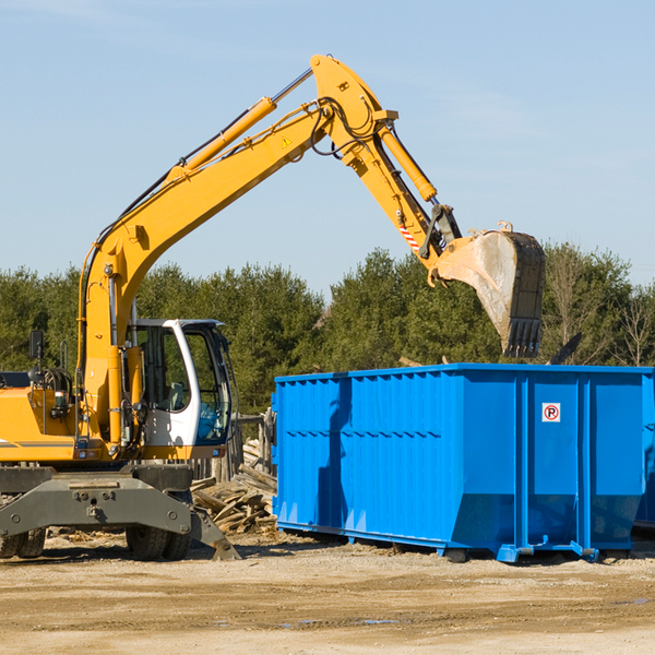 are there any restrictions on where a residential dumpster can be placed in Pulaski County AR